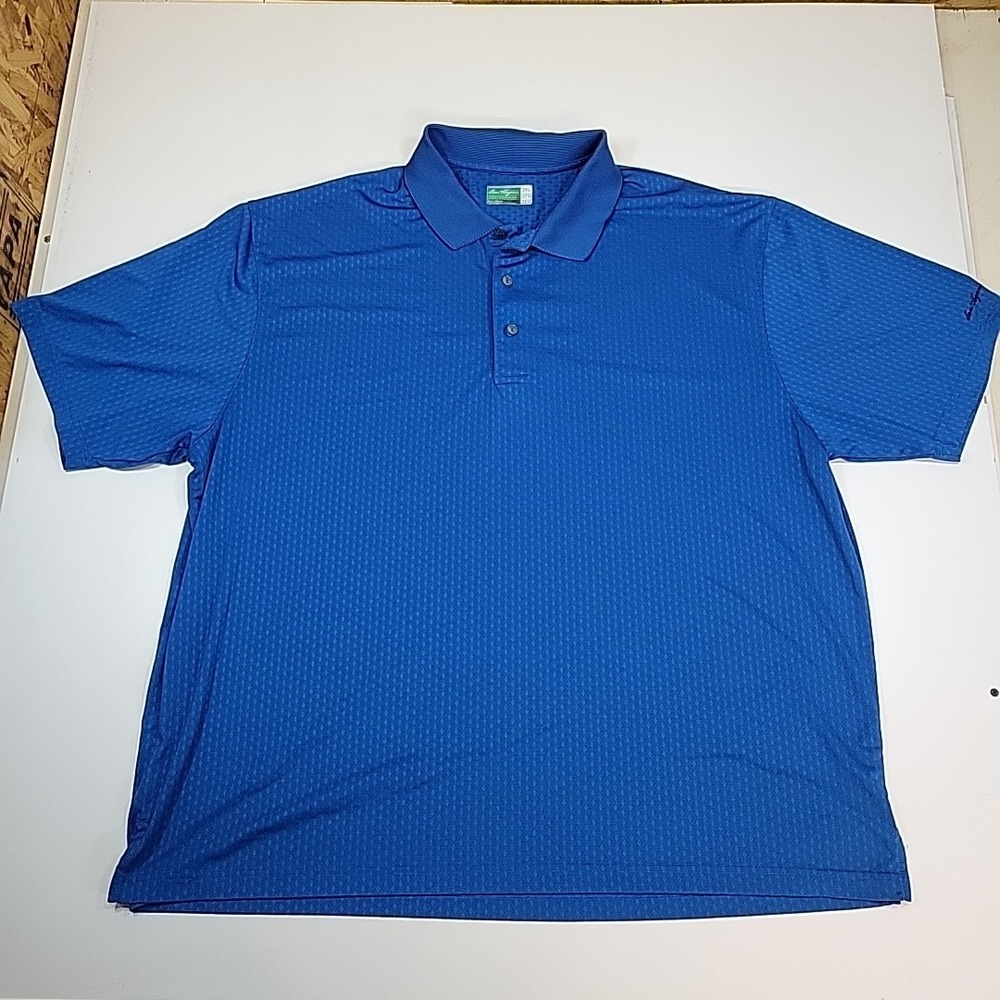 Ben Hogan Mens Size 3XL Performance blue golf‎ shirt  Short Sleeves